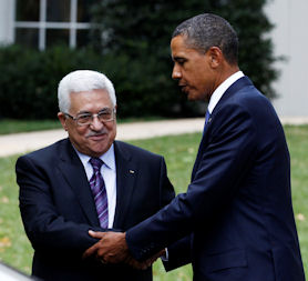 Mahmoud Abbass and Barack Obama ahead of Middle East talks (Reuters)