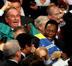 Brazil win the 2016 Olympic bid (Getty)