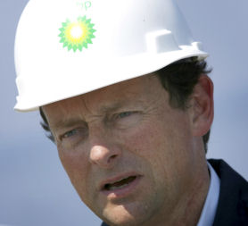 BP boss Tony Hayward faces an uncertain future. (Credit: Reuters)