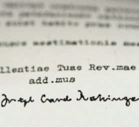 Pope&apos;s letter from 1985 (AP)