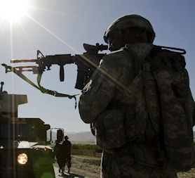 Soldier in Afghanistan (credit:Reuters)