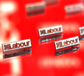 Labour party badges: how the leadership contest will work. (Credit: Getty)