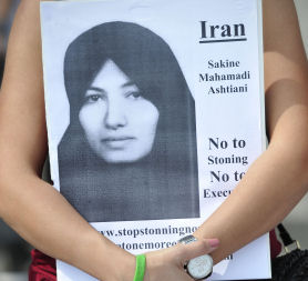 Sakineh Mohammadi Ashtiani has been sentenced to death for &apos;adultery&apos; (Credit: Getty)