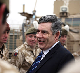 Gordon Brown in Afghanistan (Getty)