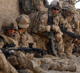 British soldiers in Afghanistan (credit:Reuters)