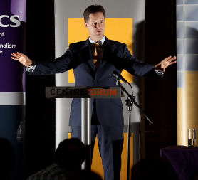 Deptuy Prime Minister Nick Clegg delivers speech on social mobility reform (Getty)