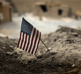 US flag in Afghanistan (Reuters)